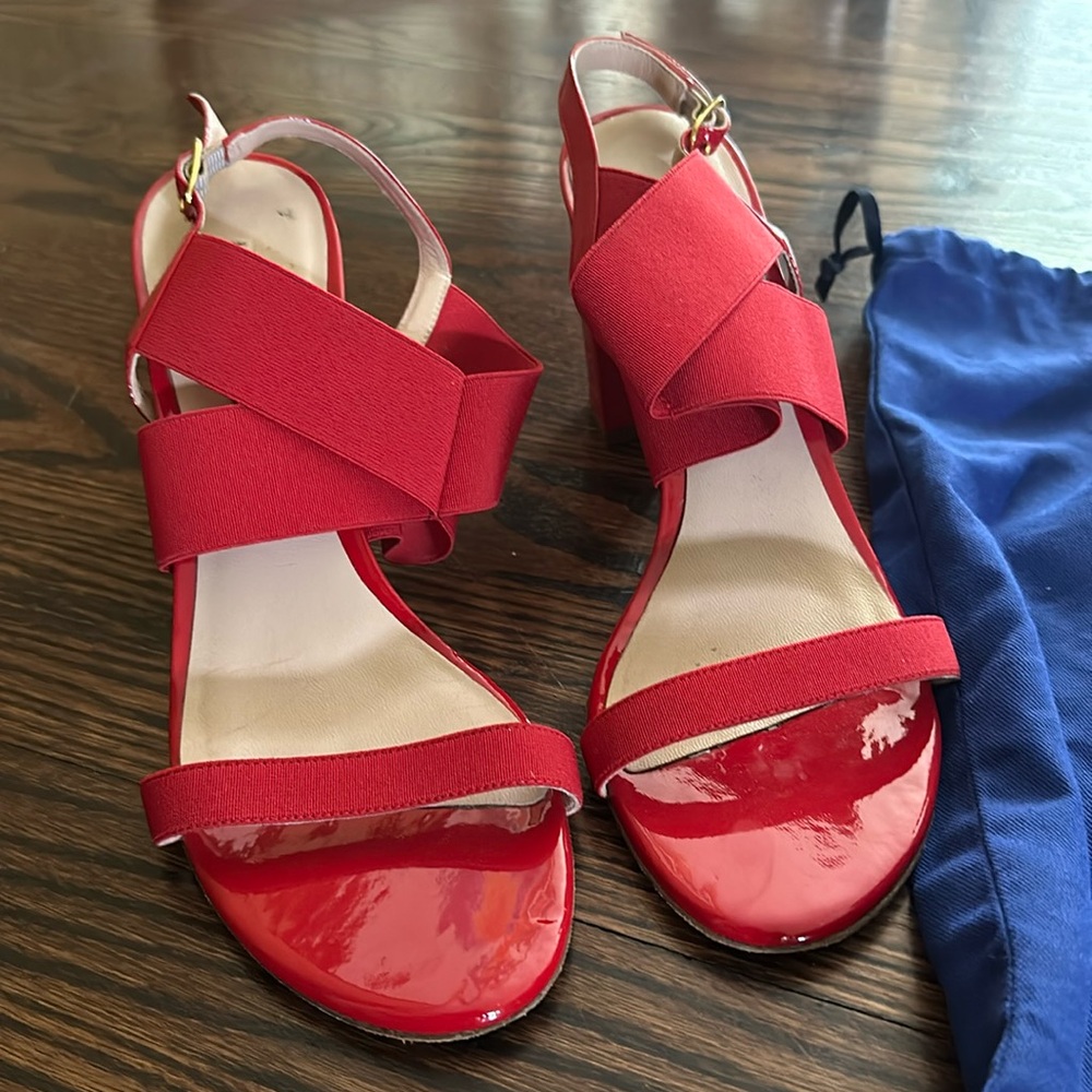 RED STUART WEITZMAN SANDLAS
